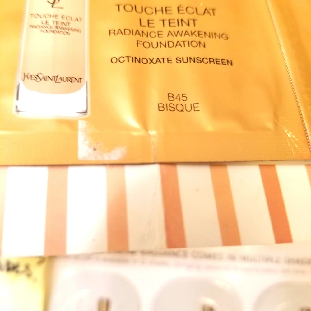 ✅6 Yves Saint Laurent Touche Éclat Le Teint Foundation & Concealer Highlighter!!